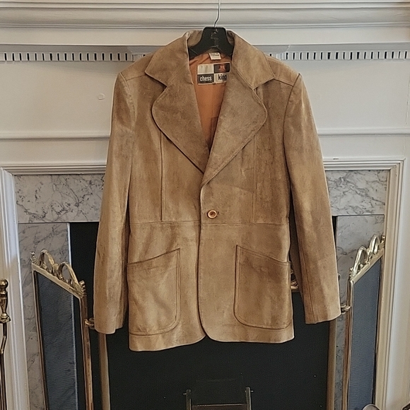 Vtg 70's Chess King Suede Jacket - Picture 1 of 10